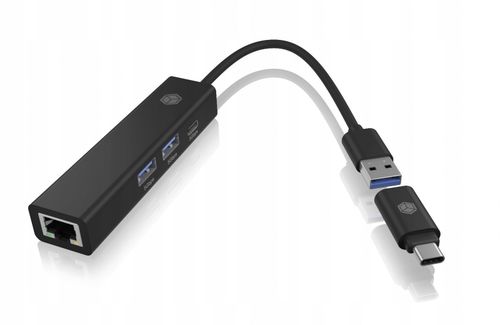 Hub USB ICY BOX Hub 4w1 USB-C, USB-A, LAN na Arena.pl