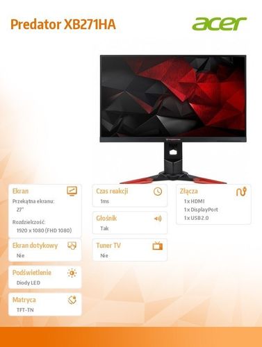 Monitor 27 XB271HAbmpirzx na Arena.pl