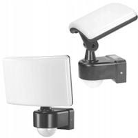 LAMPA ZEWNĘTRZNA HALOGEN LED 30W Z CZUJNIK RUCHU ZMIERZCHU REGULACJA SZARA