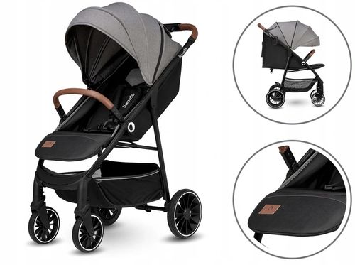 Wózek Spacerowy Lekki Lionelo Alexia Duże Koła na Arena.pl