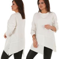 F655 Asymetryczna TUNIKA oversize