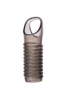 toyfa xlover, penis sleeve, for enlargement, tpe, transparent black