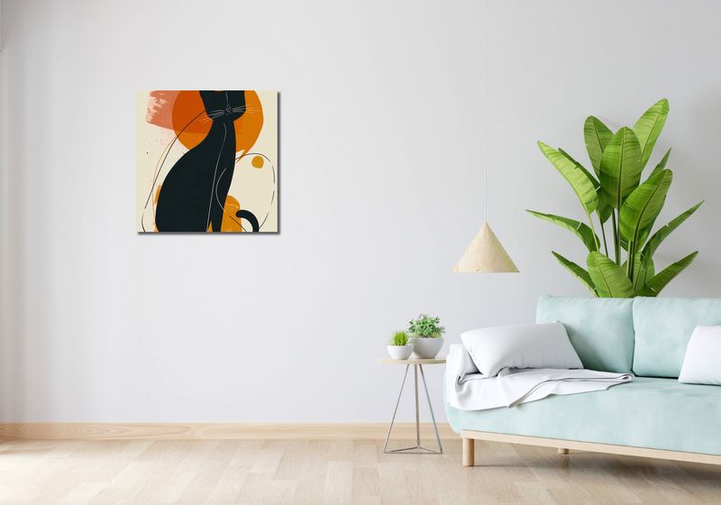 Obraz 60x60cm Kici Kici zdjęcie 2