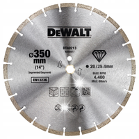 Tarcza diamentowa segmentowa dewalt 350x25,4mm