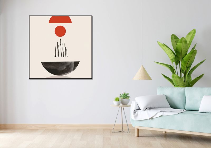 Plakat 100x100cm Półokrągła Forma zdjęcie 4