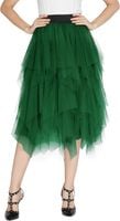 Tiulowa Spódnica Halko Tutu Baletowa Puszysta Elegancka Zielona XL
