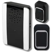 Dzwonek bezprzewodowy zasięg 300m baterie 2 wodoodporne przyciski