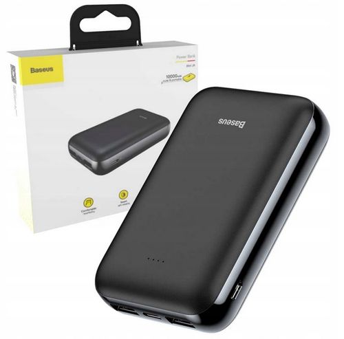 BASEUS MAŁY POWERBANK 10000mAh USB/USB-C/MICRO na Arena.pl