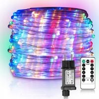 GIRLANDA BALKON LAMPKI DRUCIKI 200LED MULTIKOLOROWE ŚWIATEŁKA ŻYŁKI ŚWIATŁO