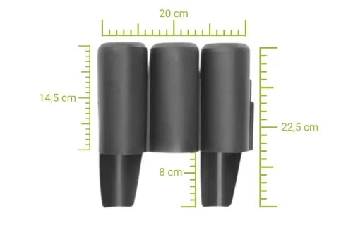 Palisada gruba 2,2 mb grafit na Arena.pl