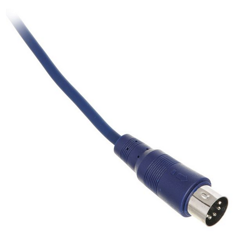 Kabel przewód audio sygnałowy MIDI DIN 5 pin 5 m the sssnake SK366-5-BLU na Arena.pl