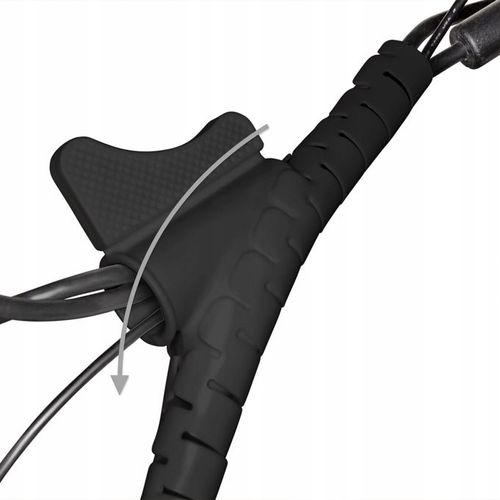 Osłona kabli czarna 1,5 m czarna Relaxdays, elastyczna osłona na Arena.pl