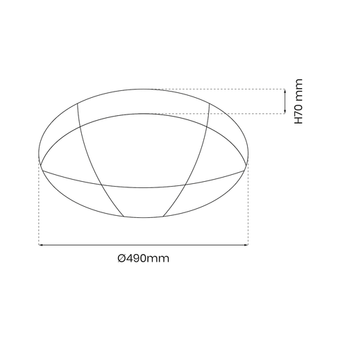 Plafon BOB 40W LED Ø490 mm na Arena.pl