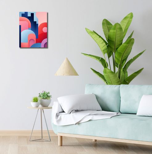 Obraz 30x40cm Miasto Kolorów na Arena.pl