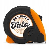 Miarka Zwijana 5m Najlepszy Tata Upominek Prezent na Dzień Ojca