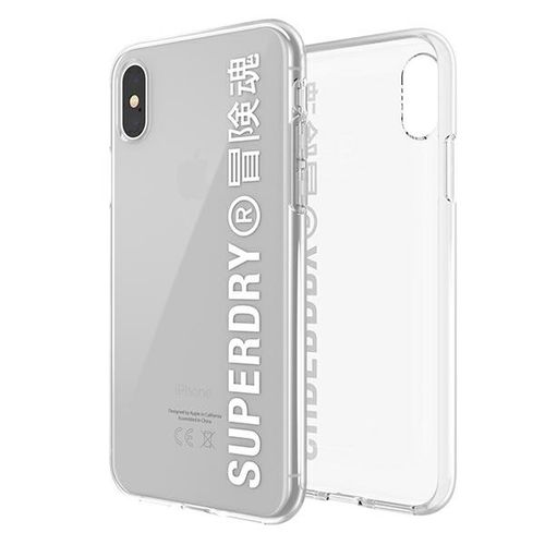 superdry snap iphone x/xs clear casebiały/white 41576 na Arena.pl
