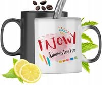 Kubek Magiczny Dla Administrator Zmieniający Kolor Z Nadrukiem Ze Zdjęciem