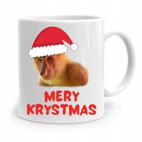 Kubek Świąteczny Prezent Pod Choinkę Na Mikołaja Z Nadrukiem Ze Zdjęciem