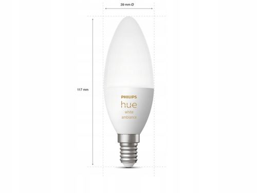 Inteligentna żarówka LED PHILIPS HUE 212734 4W E14 Bluetooth, ZigBee na Arena.pl