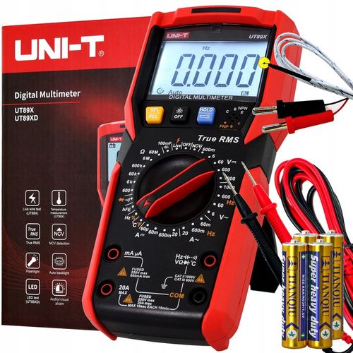 Miernik multimetr PRĄDU NAPIĘCIA AC/DC 20A UT89X na Arena.pl