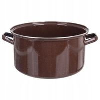 Garnek EMALIOWANY do gotowania tradycyjny na gaz indukcję 36 cm 15L