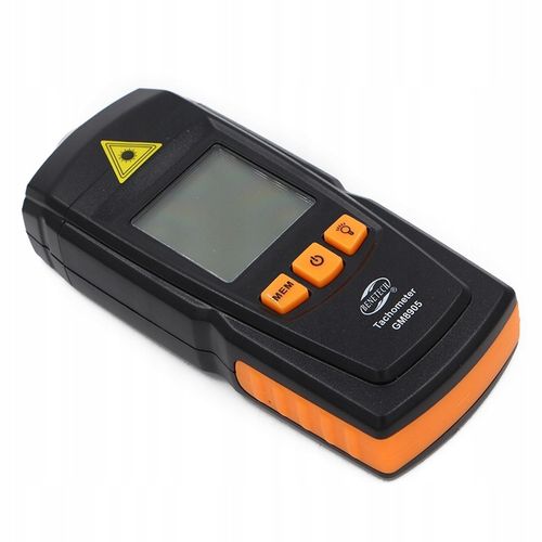 TACHOMETR LASEROWY OBROTOMIERZ CYFROWY MIERNIK OBROTÓW 99999 RPM LCD TAŚMY na Arena.pl