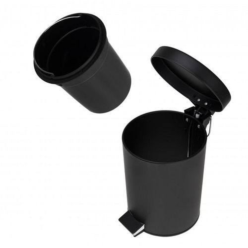 Zestaw łazienkowy stojak na papier toaletowy i szczotką + kosz na śmieci 3L na Arena.pl