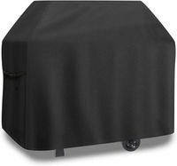 Pokrowiec Wodoodporny na Grill Gazowy Duży Czarny 141x65x107 cm Oxford