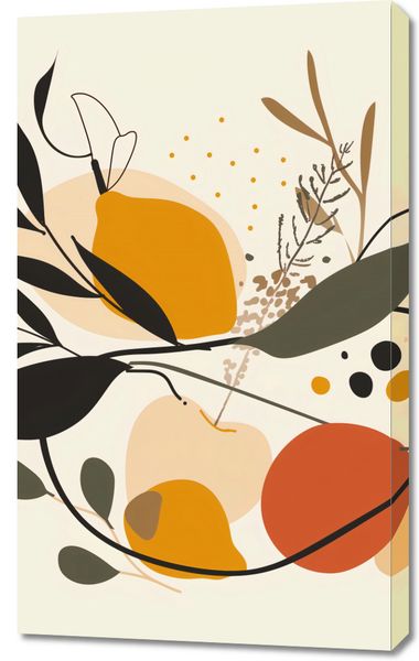 Obraz 60x100cm Botaniczny Wir zdjęcie 1