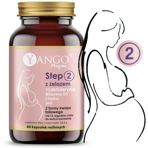Yango PREGNA STEP 2 ŻELAZO Z ŻELAZEM 60kps wsparcie: CIĄŻA + KARMIENIE na Arena.pl