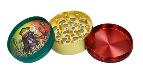 Grinder Młynek do Suszu Tytoniu Ziół  „Rasta Farmer” – rastaman w plantacji na Arena.pl