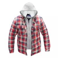 BLUZA FLANELOWA OCIEPLANA Z KAPTUREM DEDRA BH63KF-L ROZMIAR L