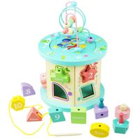 Kostka edukacyjna drewniana sorter dla dzieci