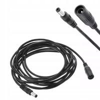 2 x PRZEDŁUŻACZ DC KAMER HEELLY 12v 2,1/5,5mm Gniazdo/Wtyk 5m