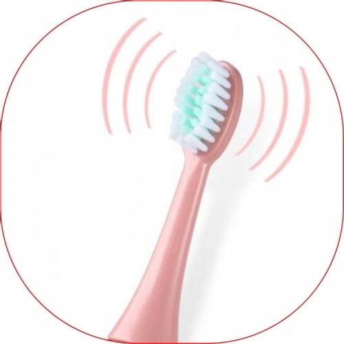 SZCZOTECZKA SONICZNA DO ZĘBÓW DLA DZIECI ELEKTRYCZNA FIOLET+KOŃCÓWKI+GRATIS na Arena.pl