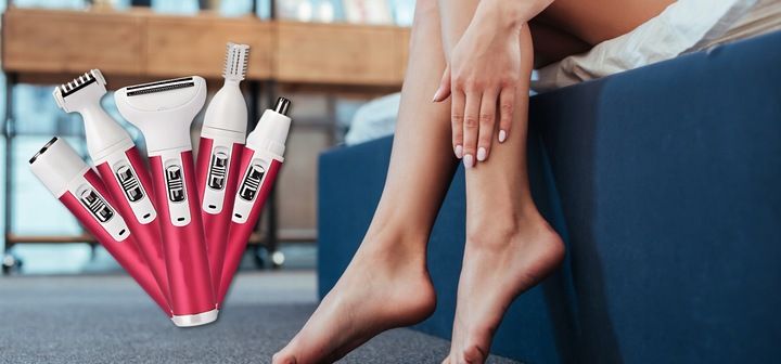 TRYMER DEPILATOR DO BIKINI GOLARKA DAMSKA golarka do twarzy ciała kobieca zdjęcie 11