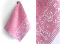 Ręcznik 30x50 Greno Kids Pieski w akcji rose róż