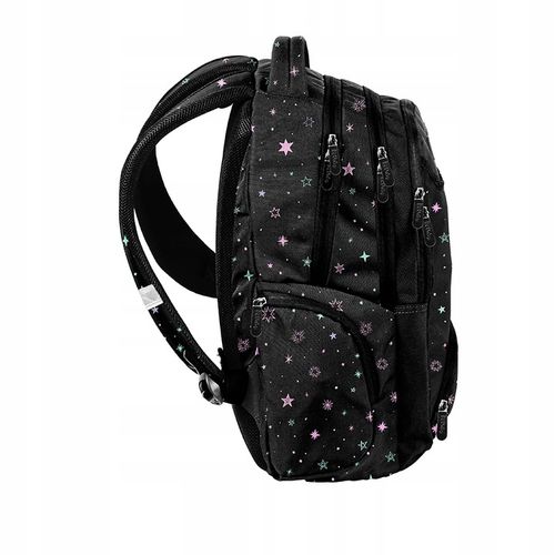 PLECAK SZKOLNY BEUNIQ MŁODZIEŻOWY BEUNIQ STARS CZARNY W GWIAZDKI na Arena.pl