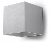 Kinkiet QUAD 1 Szary Sollux Lighting SL.0058