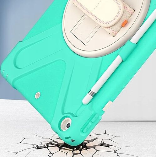 Etui do iPad 9/8/7 10,2” z Podstawką i Paskiem na Ramię Miętowe na Arena.pl