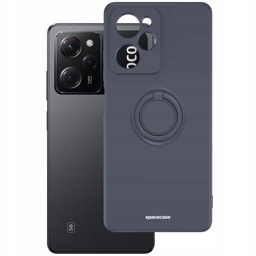 ETUI SILIKONOWE SPACECASE RING CASE OBUDOWA DO POCO X5 PRO 5G + SZKŁO na Arena.pl