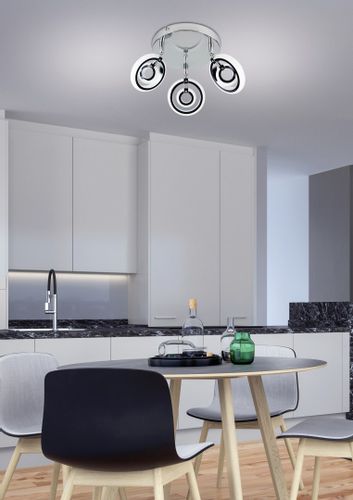 Celt plafon 3x6W LED chrom 3000K na Arena.pl