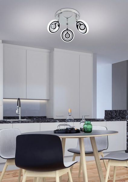 Celt plafon 3x6W LED chrom 3000K zdjęcie 2