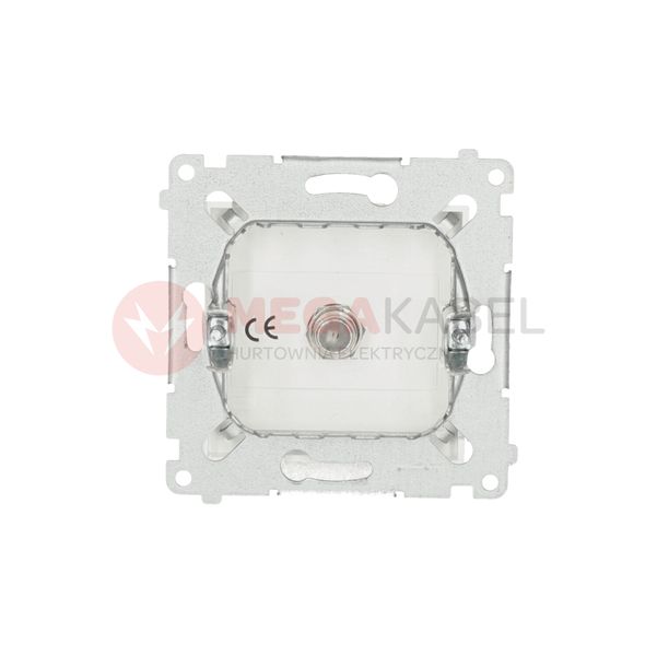 Simon54 Gniazdo SAT 1xF DASF1.01/11 biały zdjęcie 3