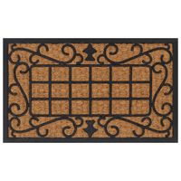 Wycieraczka, prostokątna, 45x75 cm, guma i włókno kokosowe