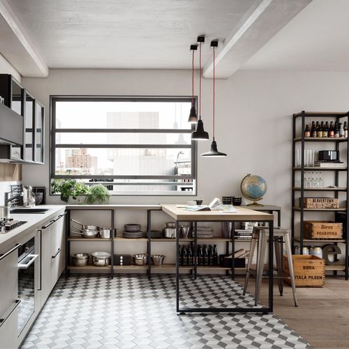 Hoker Paris 66cm żółty inspirowany Tolix na Arena.pl