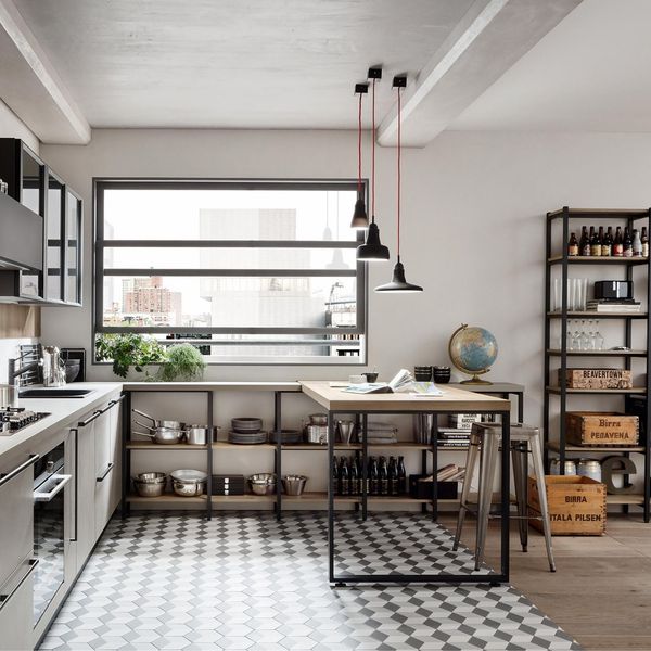 Hoker Paris 66cm żółty inspirowany Tolix zdjęcie 2