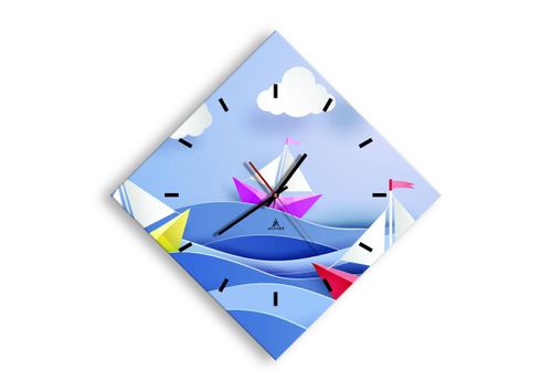 Zegar Ścienny - Statek Rysunek - 40X40 Cm - C3Ad40X40-2964 na Arena.pl