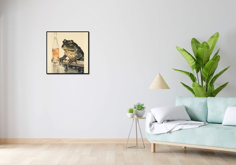 Plakat 60x60cm Refleksje Błotniaka zdjęcie 4