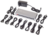 Zasilacz 12 efektów gitarowych 9V - 18V Harley Benton PowerPlant ISO-12 Pro